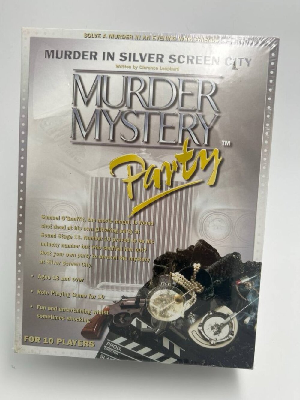 Vintage 1999 Murder Mystery Party Board Game Sealed New
